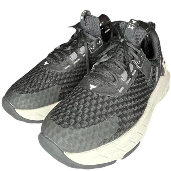 Womens Under Armour Project Rock BSR 4 3027345-001 Mesh Sneaker Size 9.5 Gray - Picture 3 of 6